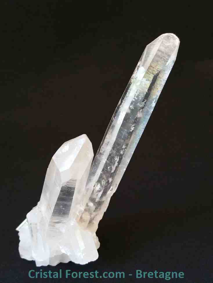Gemme de quartz cristal de roche brut