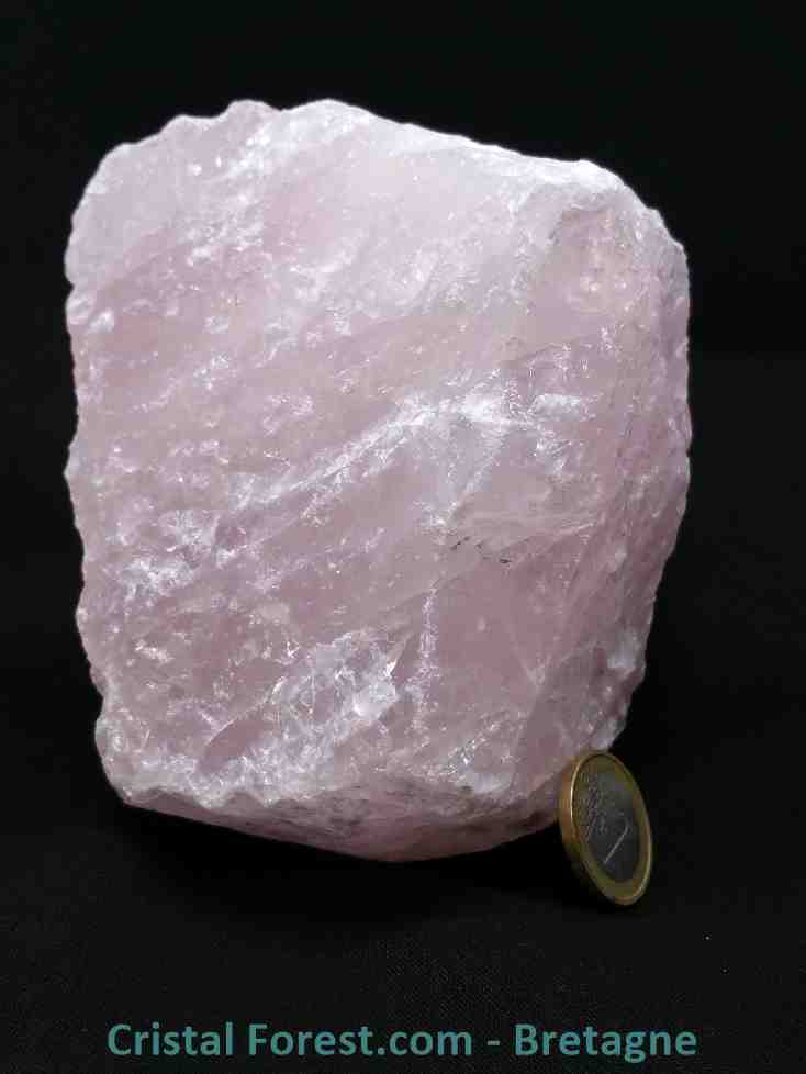 Bloc quartz rose brut
