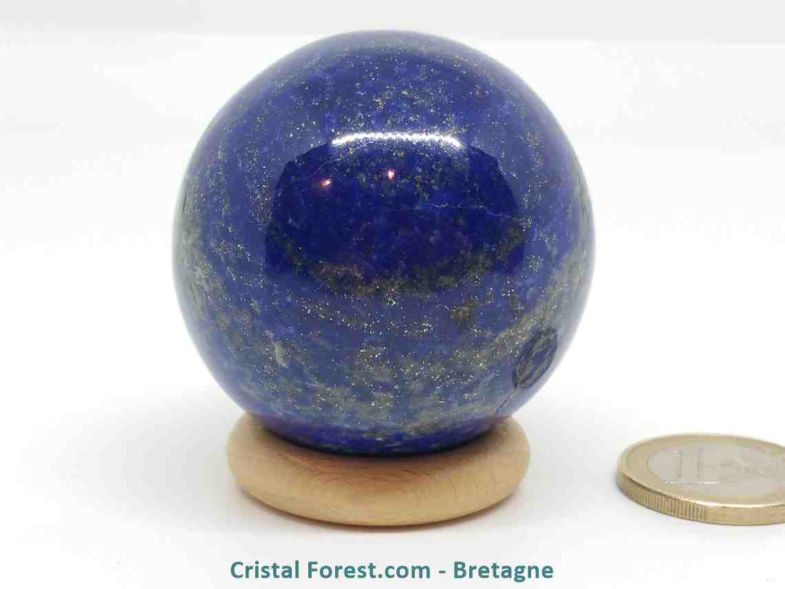 Lapiz lazuli en forme de sphère