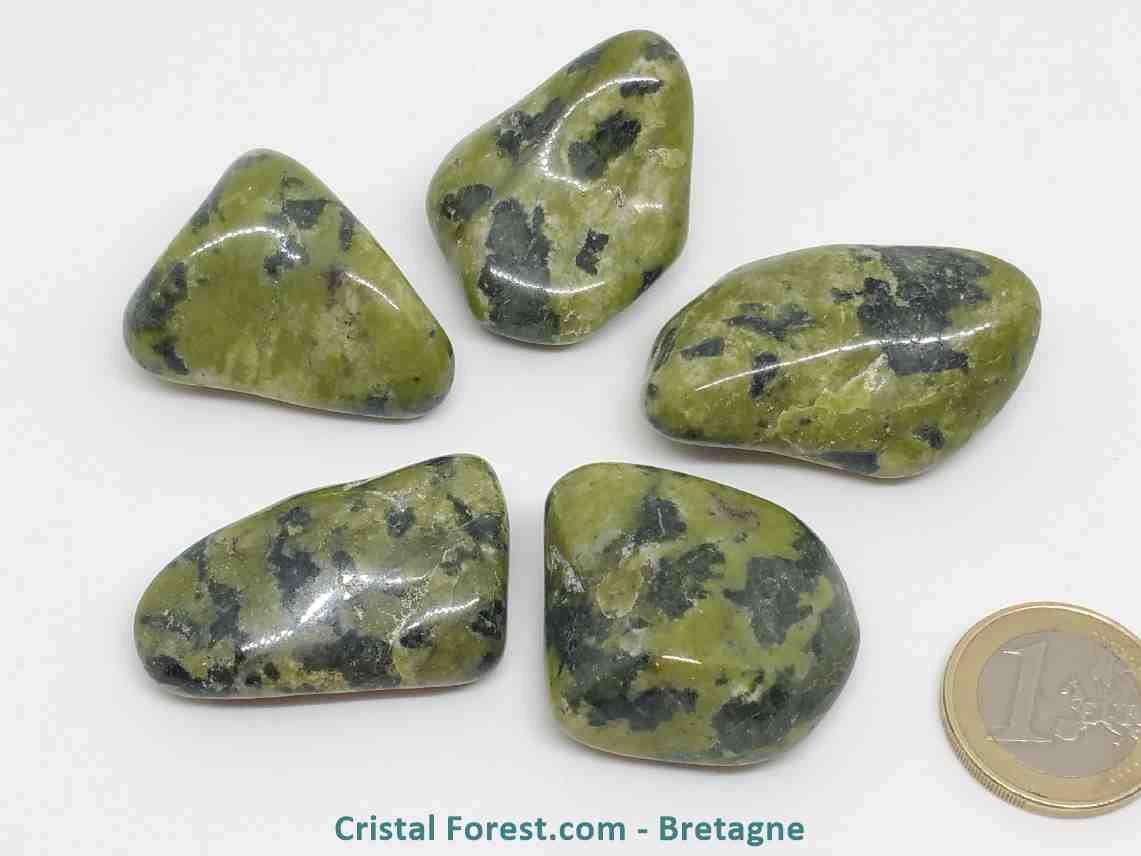 Jade néphrite : pierres roulées