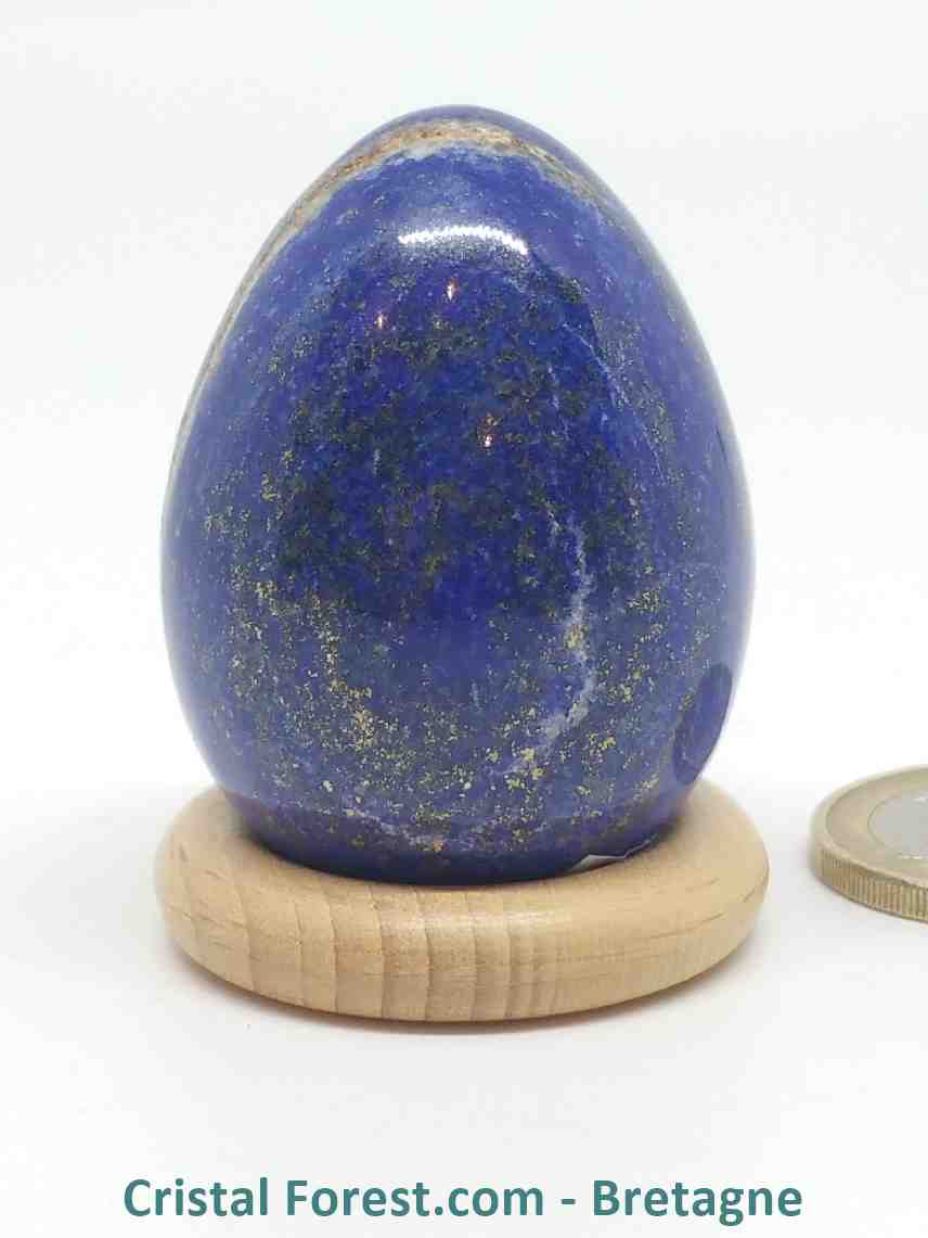 Lapiz lazuli en forme d'oeuf