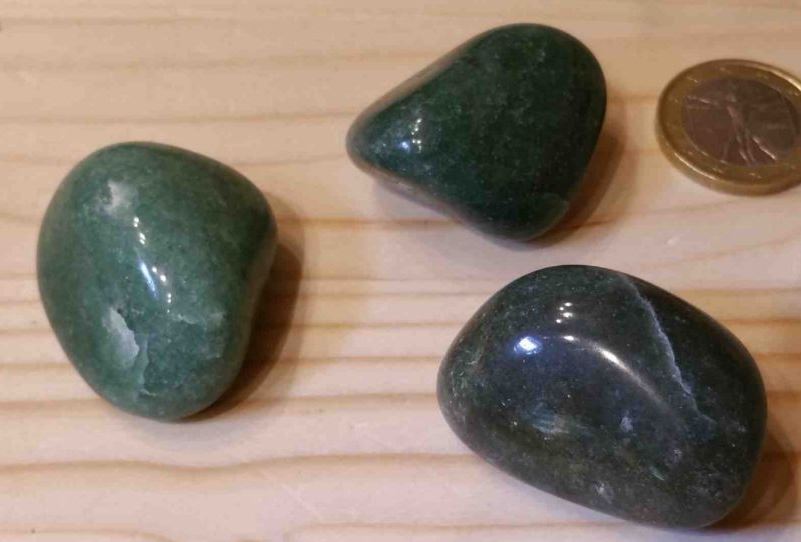 Aventurine verte roulée