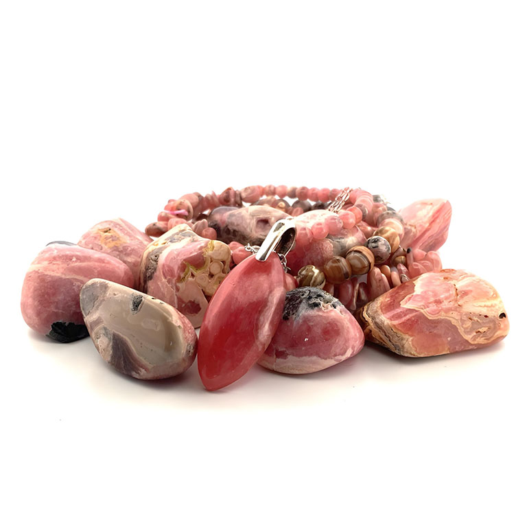 Pierres et Bijoux de Rhodochrosite