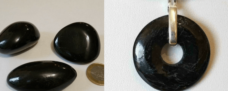 tourmaline noire : galets et pierres